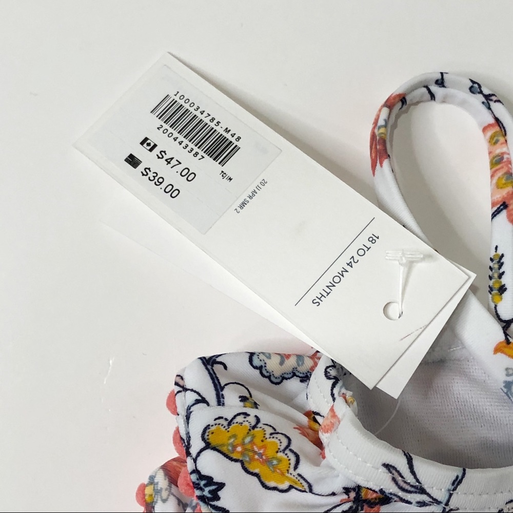 Janie & Jack Toddler Girl Swimsuit - Picture 6 of 7